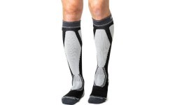 Socks Bridgedale Ski Easy On Black/Grey - 035
