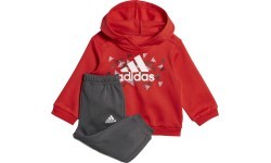 Adidas Sportinis Kostiumas Vaikams I Bos Gra Jog Grey Red HU1553