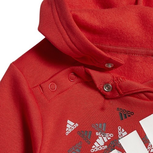 Adidas Sportinis Kostiumas Vaikams I Bos Gra Jog Grey Red HU1553