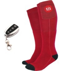 Šildomos kojinės Glovii GQ3 - Raudona