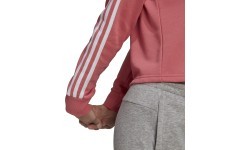 Adidas W 3S FT Cro Hoodie Women's Sweatshirt Pink GM5585
