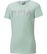 Puma Palaidinė Mergaitėms Alpha Tee G Mint 581360 32