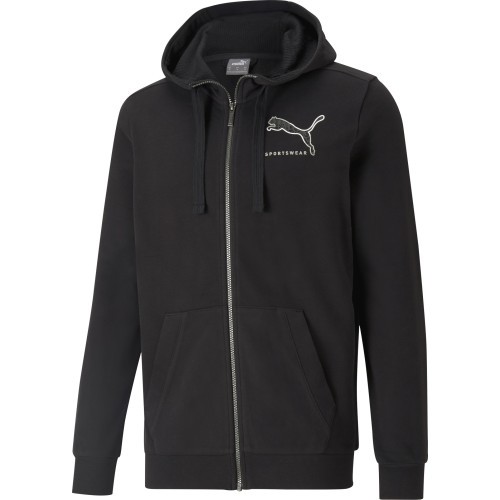 Puma Athletics Hoodie Men's Sweatshirt Black 585761 01