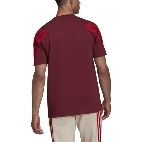 Adidas Men's T-Shirt M Fi 3s Tee Bordeaux HC5242