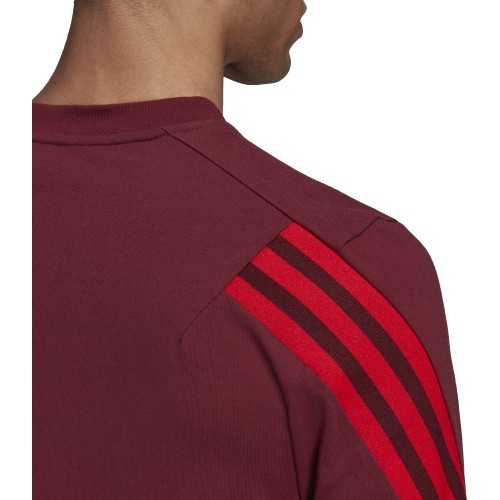 Мужская футболка Adidas M Fi 3s Tee Bordeaux HC5242