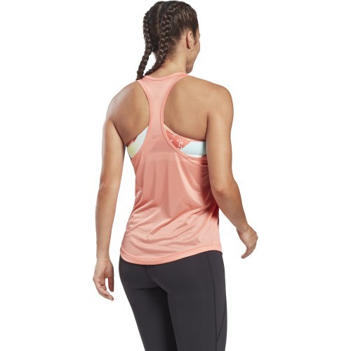 Reebok Palaidinė Moterims Us Perform Mesh Tan Coral GI6554