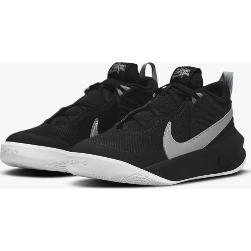 Баскетбольные кроссовки Nike Team Hustle D 10 GS для подростков, чёрные CW6735 004