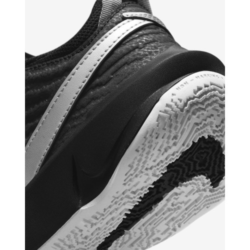 Баскетбольные кроссовки Nike Team Hustle D 10 GS для подростков, чёрные CW6735 004