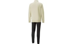 Puma Clean Sweat Suit Black Creamy Men's Tracksuit 585840 88