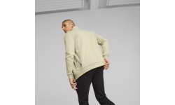 Puma Clean Sweat Suit Black Creamy Men's Tracksuit 585840 88