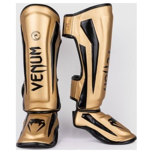 Venum Elite Standup Shin guards - золото/черный