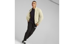 Puma Clean Sweat Suit Black Creamy Men's Tracksuit 585840 88