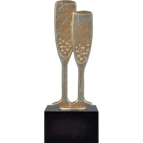 Figurine BEL753 Champagne flutes - 21,5cm