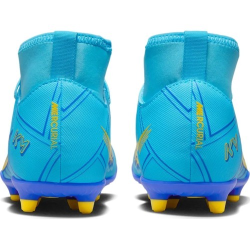 Футбольные бутсы Nike Jr Superfly 9 Club KM FG/MG для подростков, сине-жёлтые DO9789 400
