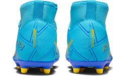 Футбольные бутсы Nike Jr Superfly 9 Club KM FG/MG для подростков, сине-жёлтые DO9789 400