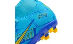 Футбольные бутсы Nike Jr Superfly 9 Club KM FG/MG для подростков, сине-жёлтые DO9789 400