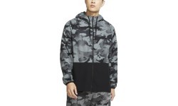 Nike M NK Flx Vnt MX HD FZ Jkt Men's Sweatshirt Camo Grey Black