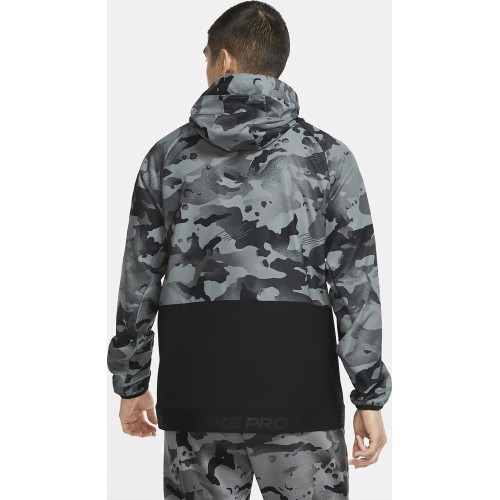 Джемпер мужской Nike M NK Flx Vnt MX HD FZ Jkt Camo Grey Black