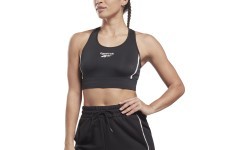 Reebok Sportinė Liemenėlė Moterims Piping Pack Bralett Black HD2818