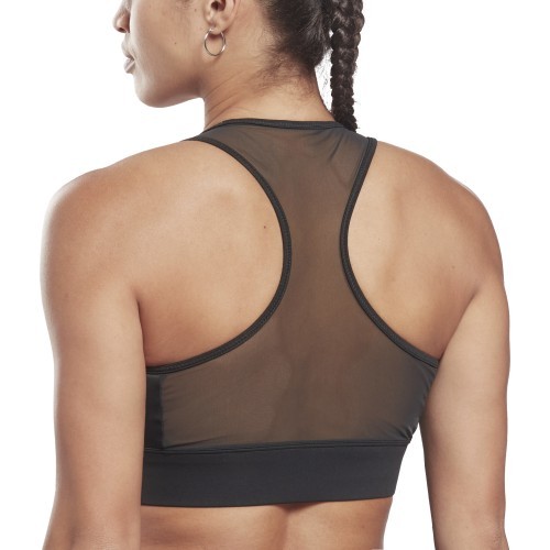 Reebok Sportinė Liemenėlė Moterims Piping Pack Bralett Black HD2818