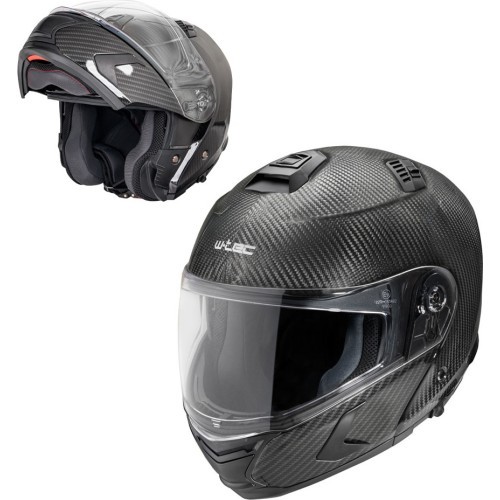Мотоциклетный шлем W-TEC Tensiler - Carbon Glossy
