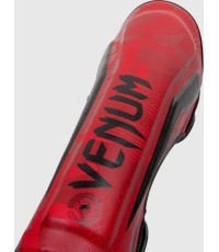 "Venum Elite" blauzdų apsaugos - raudona kamufliažinė
