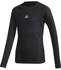Футбольная футболка Adidas для подростков Ask LS Tee Y Black CW7324
