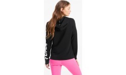 Женская толстовка Puma Modern Sports Full-Zip с капюшоном, чёрная 583542 01
