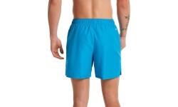 Nike Men's Swim Shorts Logo Solid 5" Blue NESSA566 406