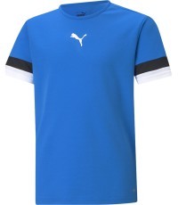 Футболка Puma для подростков TeamRise Jersey Jr Blue Black White 704938 02