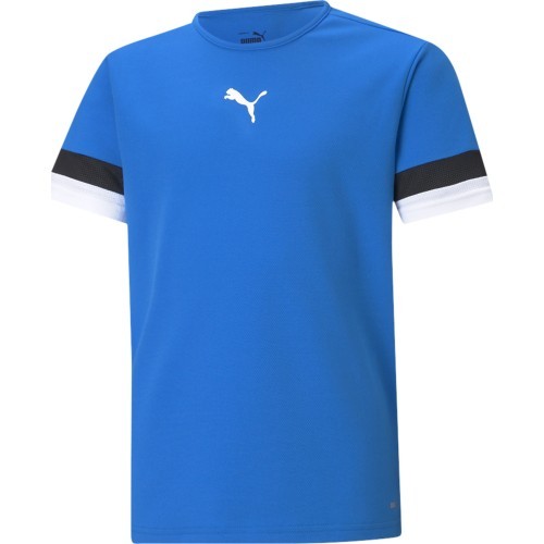 Футболка Puma для подростков TeamRise Jersey Jr Blue Black White 704938 02