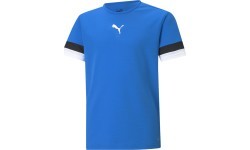 Puma TeamRise Jersey Jr Junior T-Shirt Blue Black White 704938 02