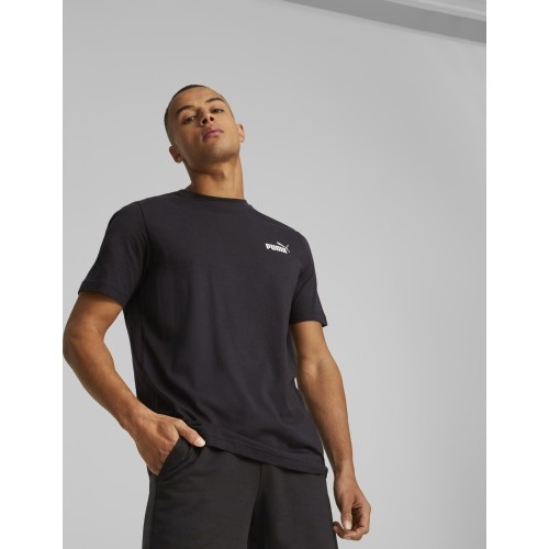 Мужская футболка Puma Ess+ 2 Col Small Black 674470 61