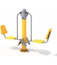 Double Outdoor Leg Press Trainer R05B