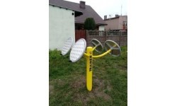 Dvigubas Tai Chi ratų treniruoklis R18B