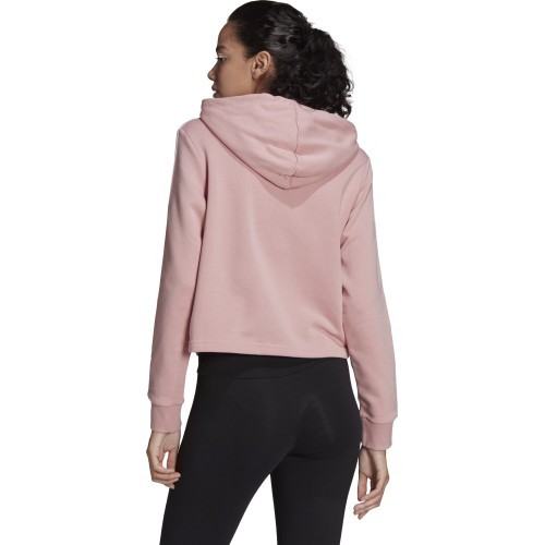 Adidas W 3S FT Cro Hoodie Women's Sweatshirt Pink HC9131