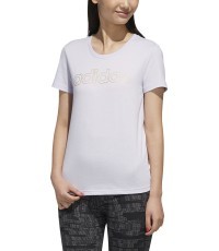 Женская блузка Adidas W E Branded T, фиолетовая