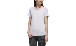 Женская блузка Adidas W E Branded T, фиолетовая