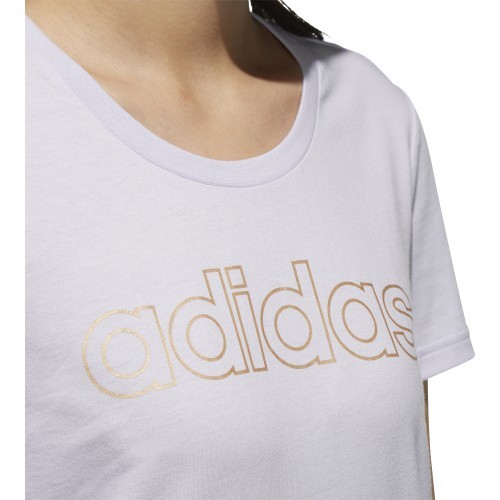 Adidas W E Branded T women's blouse, purple