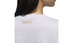 Женская блузка Adidas W E Branded T, фиолетовая