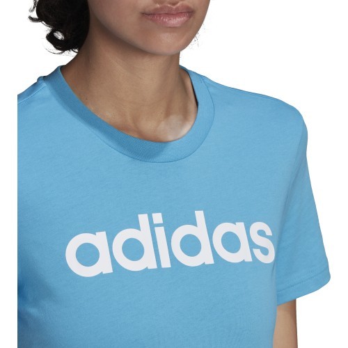 Adidas Palaidinė Moterims W Lin Tee Blue HC9272