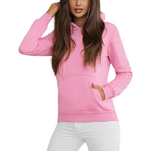 J.Style women's fleece sweatshirt, pink, 68W2-58