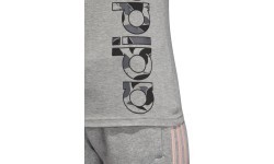 Блузка Adidas AOP Linear Tee Grey Heather DJ1600