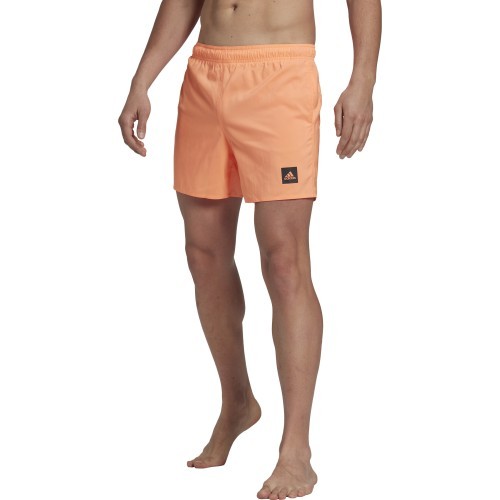Мужские плавательные шорты Adidas Solid CLX Short SL, оранжевые HP1778