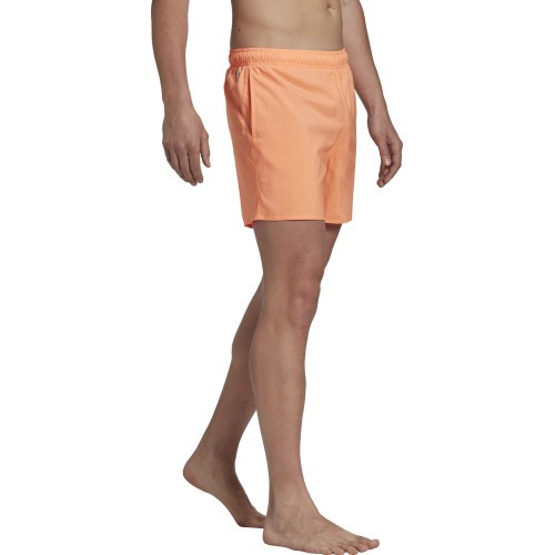 Adidas Solid CLX Short SL Men's Swim Shorts, Orange HP1778