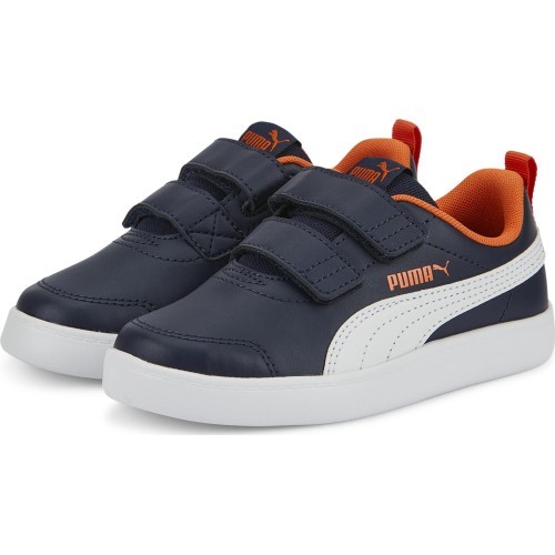 Детские кроссовки Puma Courtflex V2 тёмно-синие 371543 26