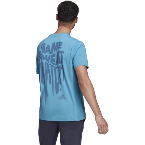 Adidas M Ten Game G Tee Blue HC1648 Men's T-Shirt