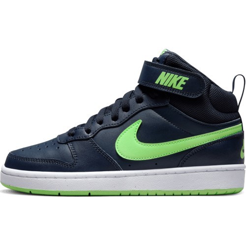 Nike Avalynė Paaugliams Court Borough Mid 2 Navy Green CD7782 403