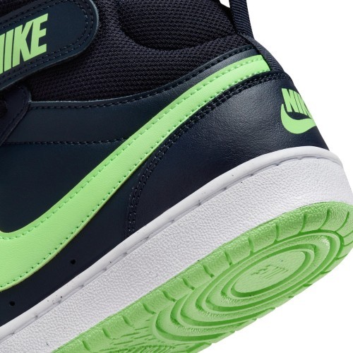 Nike Avalynė Paaugliams Court Borough Mid 2 Navy Green CD7782 403