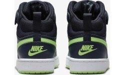 Nike Court Borough Mid 2 Junior Shoes Navy Green CD7782 403
